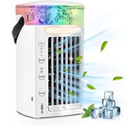 Condizionatore Mini Portatile - Funzionamento Silenzioso Climatizzatore Per Auto - Dispositivo Di Raffreddamento Personale Condizionatore Freddo - per La Camera Da Letto Dell'Ufficio Da Viaggio A Casa