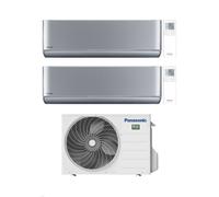 Condizionatore Panasonic Dual Split Inverter Etherea Silver 7+7 Con Cu-2Z41tbe