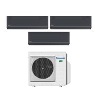 Condizionatore Panasonic Trial Etherea Dark 7+7+7 Wi-Fi Grigio Grafite