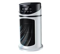 Condizionatore personale da 9, 5 pollici Ventilatore a torre piccolo 6 velocità Timer 6 ore Ventilatore evaporativo portatile silenzioso senza lama con serbatoio dell'acqua per il bagno dell'ufficio