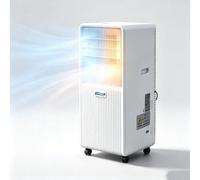 Condizionatore Portatile 18000 BTU Raffrescamento e Riscaldamento 2 in 1, Unità Climatizzatore Mobile Autoportante con Ruote per Uso Tutto l'Anno, Spina Hot & Cold 14000 BTU Hot & Cold 14000 BTU
