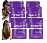 Condizionatore portatile 2 in 1 maschera per capelli al collagene con acido ialuronico, maschera per capelli rivitalizzante in profondità idratante e lisciante, ammorbidisce il balsamo Conditioner