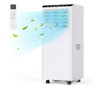 Condizionatore Portatile 3-in-1 7000 BTU per Casa e Ufficio - Deumidificatore - 2 Velocità - Basso Rumore - Risparmio Energetico - Facile Installazione - Climatizzatore Mobile - Colore: