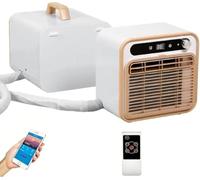 Condizionatore Portatile 5000 BTU Split Senza Tubo, Raffreddatore Silenzioso con Wi-Fi e Telecomando, Installazione Flessibile per Stanze e Ambiente Domestico, 2m Tube, 2m Tube