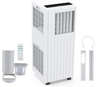 Condizionatore Portatile 9000 BTU, Climatizzatore Portatile 3-in-1 con Raffreddamento, Deumidificatore 42L/giorno e Ventilatore, Silenzioso, Timer 24H, Display Digitale, Ruote, per Stanze fino a 20㎡