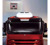 Condizionatore Portatile Camper Design Integrato Aria Condizionata Camper Da Tetto Con 2 Ventole Di Raffreddamento E Condensatore Di Grandi Dimensioni 12V/24V(White,12v)