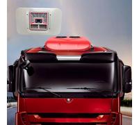 Condizionatore Portatile Camper Design Integrato Aria Condizionata Camper Da Tetto Con 2 Ventole Di Raffreddamento E Condensatore Di Grandi Dimensioni 12V/24V(Red,24v)