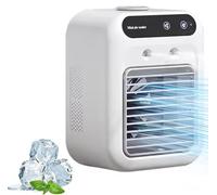 Condizionatore Portatile Condizionatore Climatizzatore Professionale, Piccolo Raffreddatore D'aria Efficiente, Piccolo Ventilatore Con Serbatoio Acqua Integrato 500 Ml, Vaporizzatore A Lunga Durata
