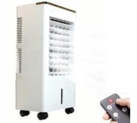 Condizionatore Portatile per Interni, Raffreddatore d'Aria 4 in 1 con Telecomando, 3 Velocità e 3 Modalità, Serbatoio dell'Acqua da 10 Litri, Oscillazione a 90°, Timer di 15 Ore