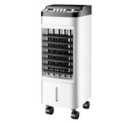 Condizionatore Portatile, Raffreddatore d'Aria 4 in 1 Condizionatore Portatile Senza Tubo Raffreddatore evaporativo Serbatoio Acqua da 4 l, 8 l, 12 l con 4 impacchi di Ghiaccio, 3 velocità del
