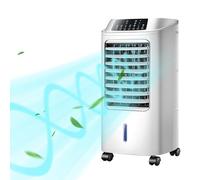 Condizionatore Portatile, Raffreddatore per Paludi a 3 Velocità, Raffreddatore Domestico con Ruota Universale, Timer da 7 Ore, Ventola di Raffreddamento a Risparmio Energetico