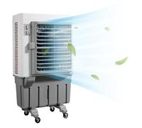 Condizionatore Portatile, Raffrescatore D'aria 3 in 1 con Serbatoio Acqua da 120L, 3 Velocità, Raffreddatore Domestico, Motore Potente per un Raffreddamento Efficiente, Ventola di Raffreddamento