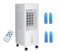 Condizionatore Portatile Senza Tubo con telecomando, Raffreddatore d'aria Grande Serbatoio da 9 L, Timer da 7.5 ore,3 Velocità, per Stanza, Casa, Ufficio(Remote)
