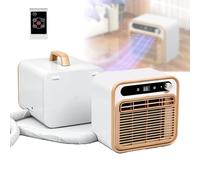 Condizionatore portatile split, unità AC silenziosa da 1500 W con timer 12 ore, controllo touch, telecomando e WiFi, per campeggio, camper, camion, roulotte, camera da letto 2m connecting pipe