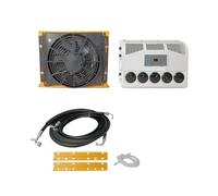 Condizionatore sul tetto Climatizzatore Elettrico For Parcheggio Refrigerazione 12V Aria Condizionata Split For Camion 24V For Trattori Camper Van RV Caravan(Yellow 24V)