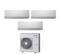 Condizionatore Toshiba Trial Inverter Seiya 10+16+16 Ras-3M26u2avg-E R-32 Wi-Fi