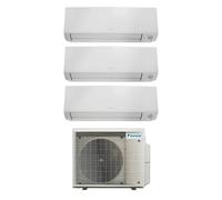 Condizionatore trial split Daikin Perfera all seasons 7000+7000+18000 btu WiFi con inverter in A++ e gas R32 3MXM68A