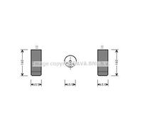 Condizionatore Trockner Alluminio Adatto Per BMW 3 Serie Compact E46 E39 E83
