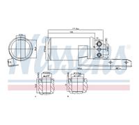 Condizionatore Trockner Alluminio Adatto Per Opel Vectra B J96 31_ 38_