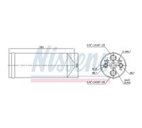Condizionatore Trockner Alluminio Per Nissan Primera Traveller WP11 P11