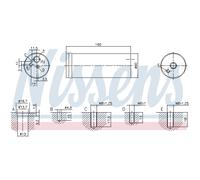 Condizionatore Trockner Alluminio Per Seat Leon Toledo II Golf IV Bora Variant
