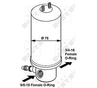 Condizionatore Trockner Alluminio Per VW Golf III Polo Transporter IV Bus Lupo