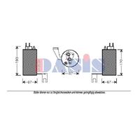 Condizionatore Trockner In Alluminio Adatto Per Chrysler PT CRUISER 2.0 2.2 CRD