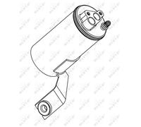 Condizionatore Trockner In Alluminio Adatto Per Chrysler PT CRUISER 2.0 2.2 CRD