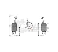 Condizionatore Trockner Per Ford KA 1.3I 1.6I Street