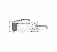 Condizionatore Trockner Per Ford Mondeo III Turnier 2.0 TDCI