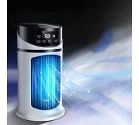 Condizionatori portatili, Raffreddatore d'aria evaporativo 3 in 1, 3 velocità del vento, 3 nebbie fredde e timer 6H AC fredda, Mini ventola di raffreddamento dell'aria personale for la stanza