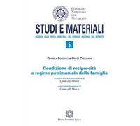 9788849556919 Condizione di reciprocità e regime patrimoniale della famiglia -