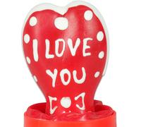 Condomerie - preservativi novità dipinti a mano cuore - modello i love you 2