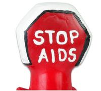 Condomerie - preservativi novità dipinti a mano stop aids