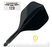 CONDOR Axe 120 Flight 3 Alette Nero Lunghezza S M L 18 24 30 mm