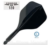 CONDOR Axe 120 Flight 3 Alette Nero Lunghezza S M L 18 24 30 mm