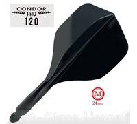 CONDOR Axe 120 Flight 3 Alette Nero Lunghezza S M L 18 24 30 mm