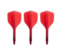 Condor AXE 120 | Piccole dimensioni | Alette per freccette | diverse misure | diversi colori (rosso trasparente, medio)