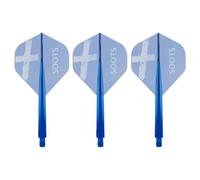 Condor AXE | Standard No2 | Alan Soutar | Fuliggine | Blu trasparente | Steli di varie dimensioni (grande)