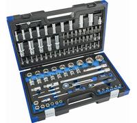 Condor Tool 37198 - Set di chiavi a bussola, 98 pezzi, 1/4" + 1/2", esagonali, 4-32 mm