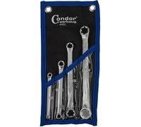 Condor Tool 4401 - Set di chiavi ad anello doppio in acciaio al cromo vanadio