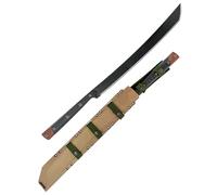 Condor Tool & Knife Yoshimi Heavy Duty Machete - 1075 High Carbon Steel - Kydex Molle Compatible Sheath - Cutlass Machete - 4.5mm Thick - 19.1in Blade - 47.5oz