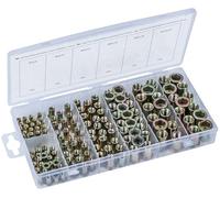 Condor Utensile 9050 | Assortimento di dadi rivetti | M3 M4 M5 M6 M8 M10 | rivetti filettati | Dadi per rivetti | Acciaio (zincato) | 150 pezzi