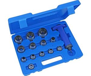 Condor Werkzeug 4714 - Set di punzoni speciali, 14 pezzi, teste intercambiabili, 5-35 mm
