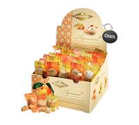 Condorelli Agrumi Agrumì Pasticcini alle Mandorle con Pasta Frutta di Arancia, Limone e Mandarini di Ciaculli Box 1kg con Portachiavi CAIYA®