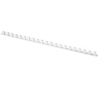 ConDorsi a spirale in PVC per rilegatura Q-Connect A4-21 anelli 12 mm - fino a 80 ff bianco - conf. 100 pz - KF24023