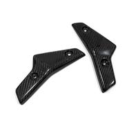 Condotti Aria Freno Di Raffreddamento Kit Adatto per Triumph Street Triple 765 SR RS 2020 2021 2022 3K Copri radiatore esterno Pannelli laterali per motociclette(Twill Black)