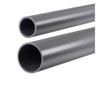Condotti rigidi in PVC, Tubo in PVC rigido grigio chiaro con diametro esterno di 16-160 mm, tubo tondo in ad alto impatto(28.2x32x500mm)