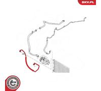 Condotto d. bassa/alta pressione, Climatizzatore per NISSAN OPEL RENAULT MASTER