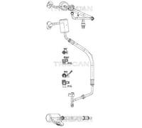 Condotto d. bassa/alta pressione, Climatizzatore posteriore per FORD ECOSPORT